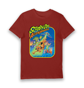 Brick Red Printed T-shirt Front