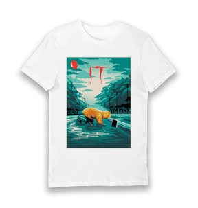 White Printed T-shirt Front