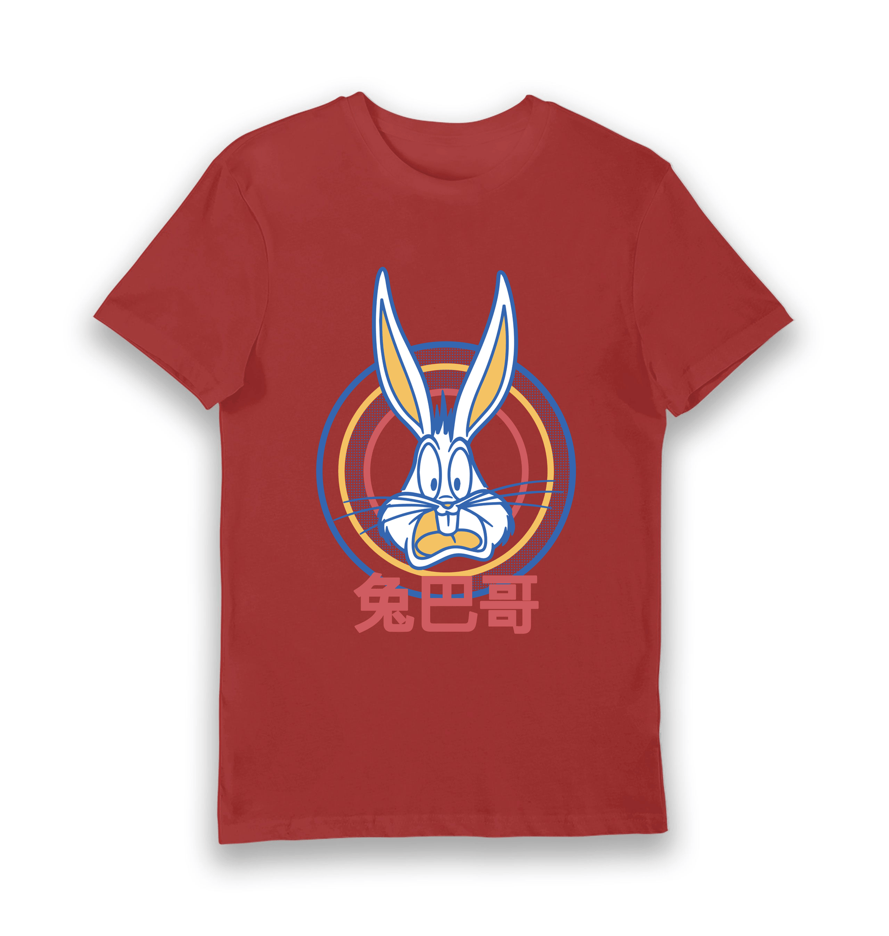 Red Printed T-shirt Front