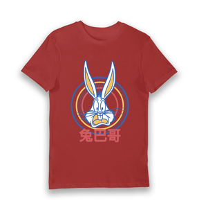 Red Printed T-shirt Front