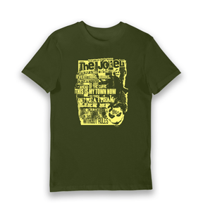 Forest Green Printed T-shirt Front