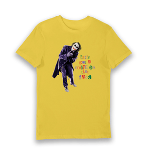 Yellow Printed T-shirt Front
