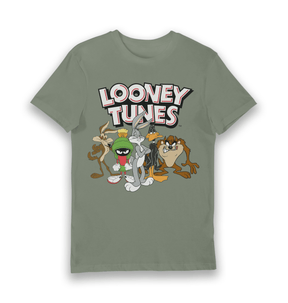 Khaki Printed T-shirt Front