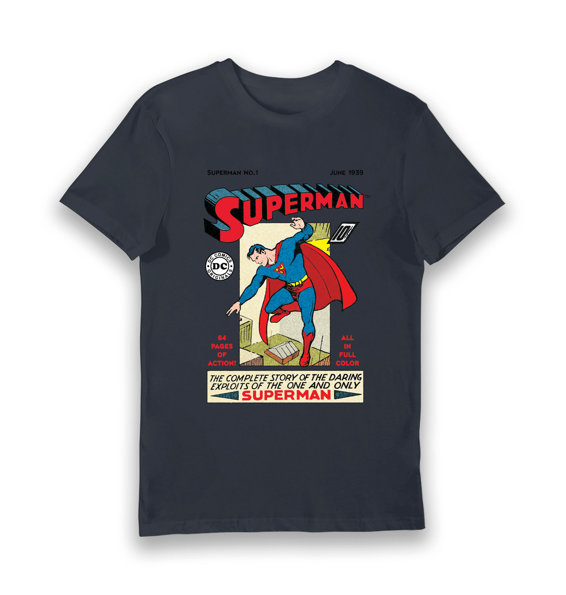 Navy Printed T-shirt Front