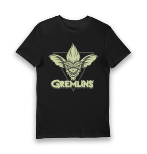 Black Printed T-shirt Front