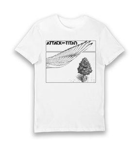 White Printed T-shirt Front