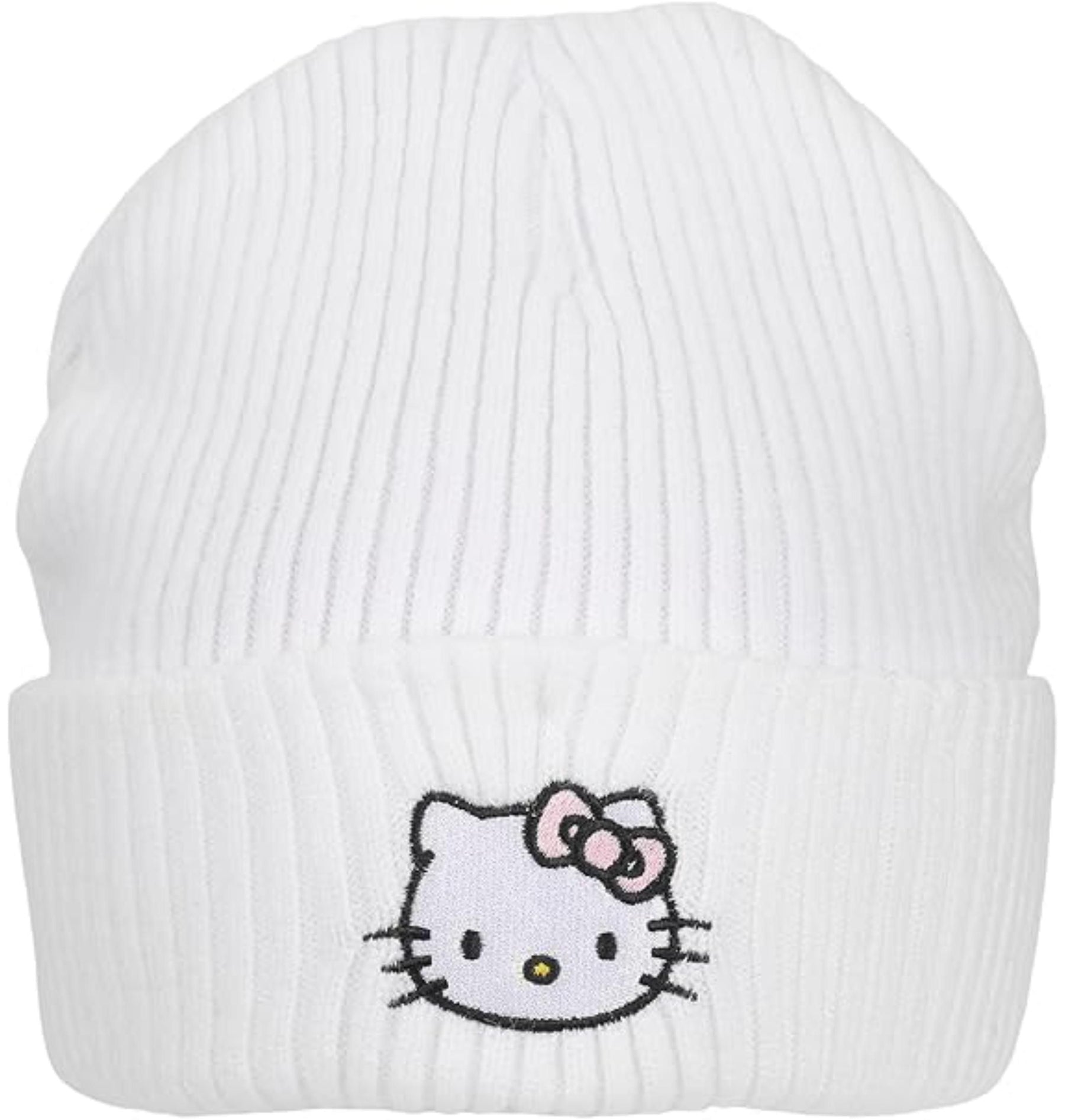 White Beanie Front