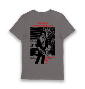 Charcoal Printed T-shirt Back