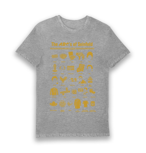 Sports Grey Printed T-shirt Front