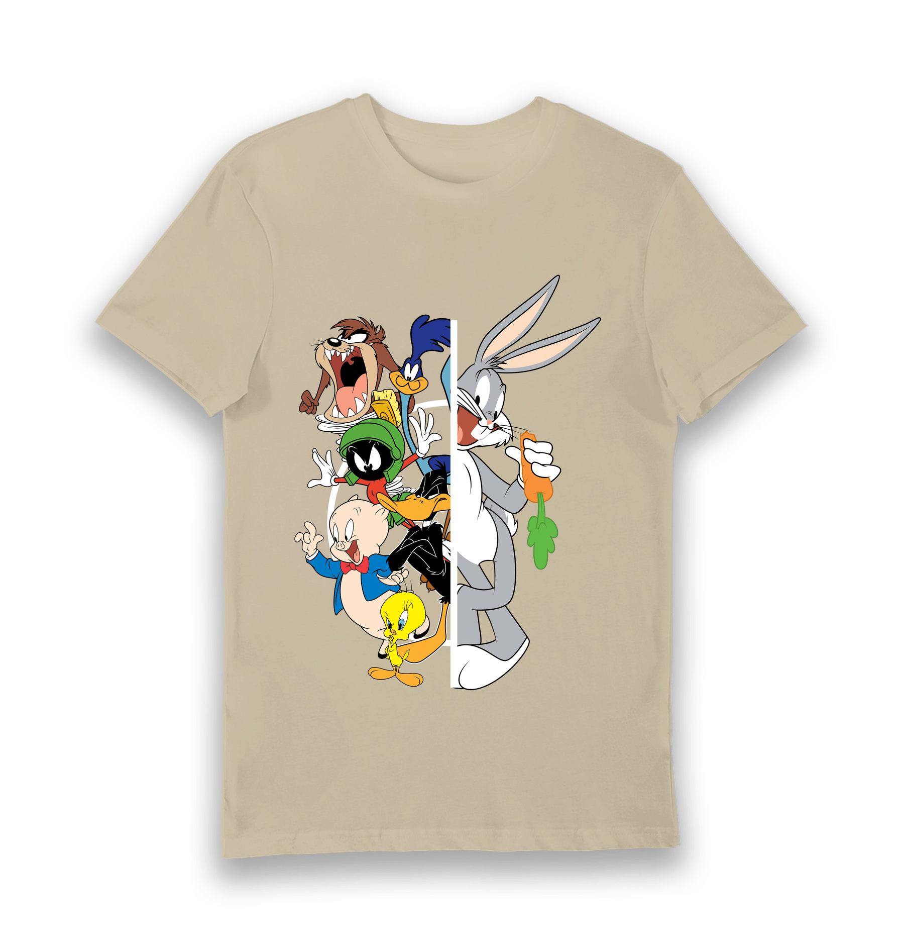 Sand Printed T-shirt Front