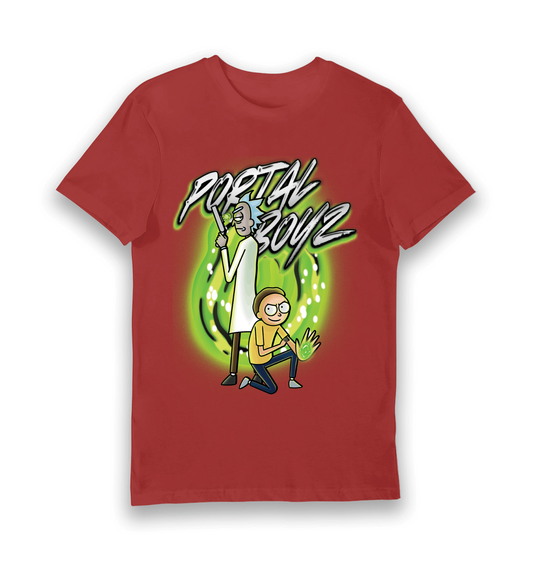 Red Printed T-shirt Front