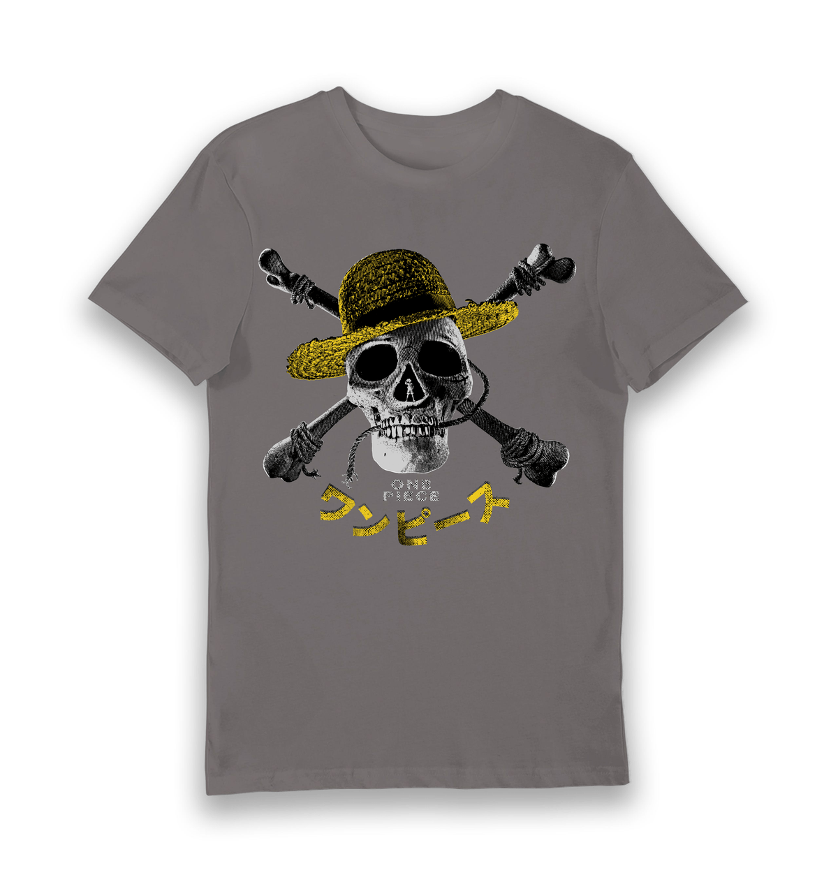 Charcoal Printed T-shirt Front