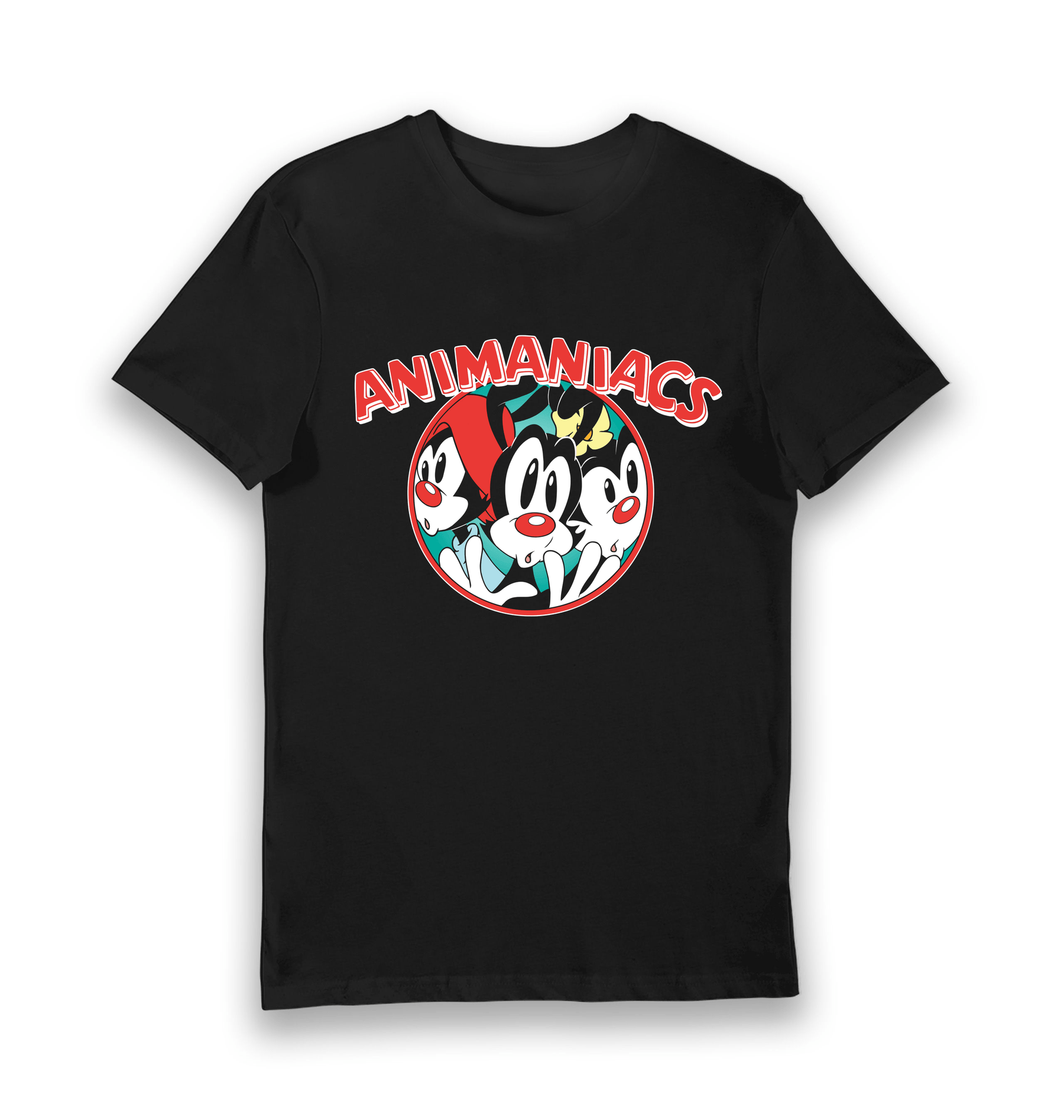 Black Printed T-shirt Front