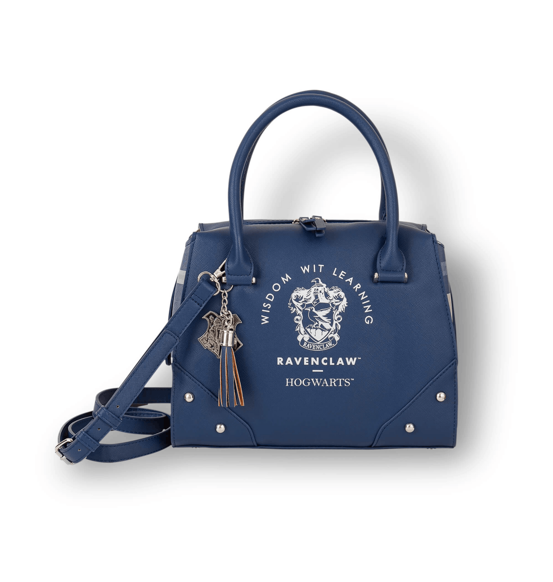 Blue Handbags Front
