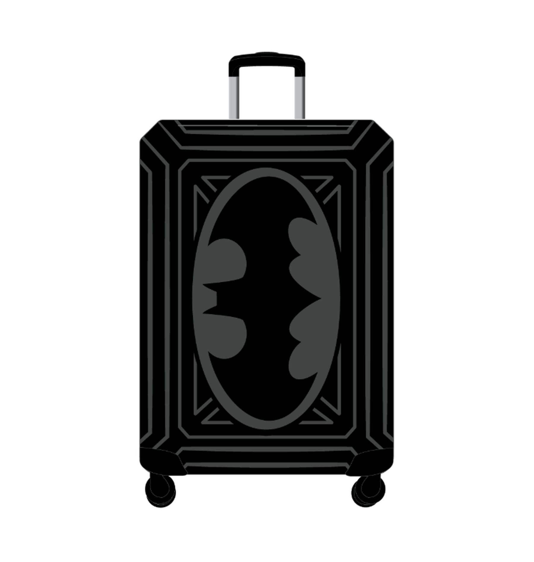 black Backpacks Front