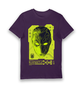 Purple Printed T-shirt Front