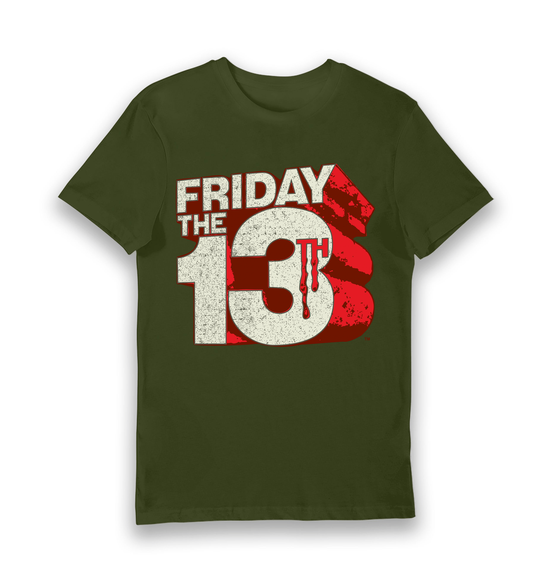 Forest Green Printed T-shirt Front