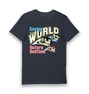 Navy Printed T-shirt Front
