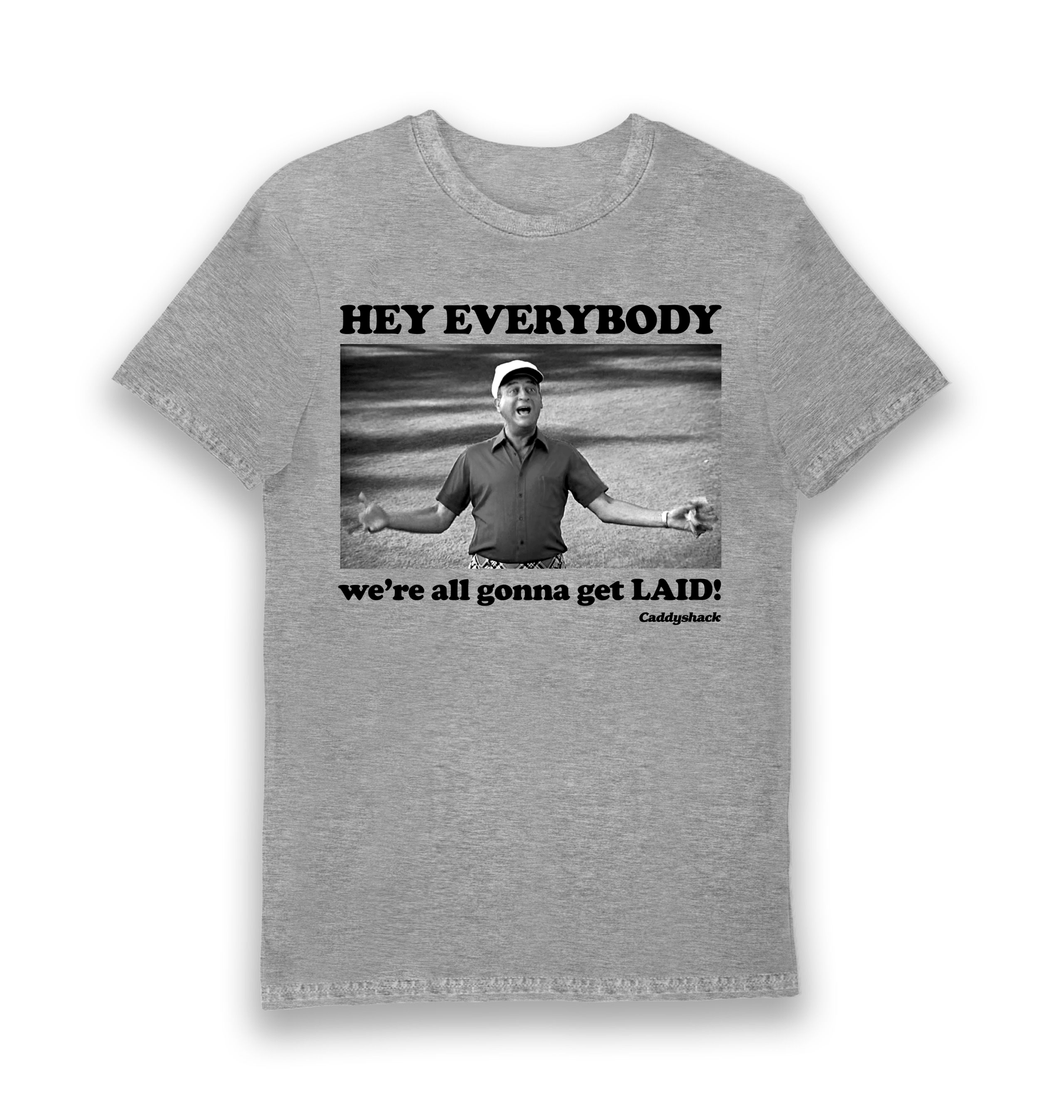 Sports Grey Printed T-shirt Front