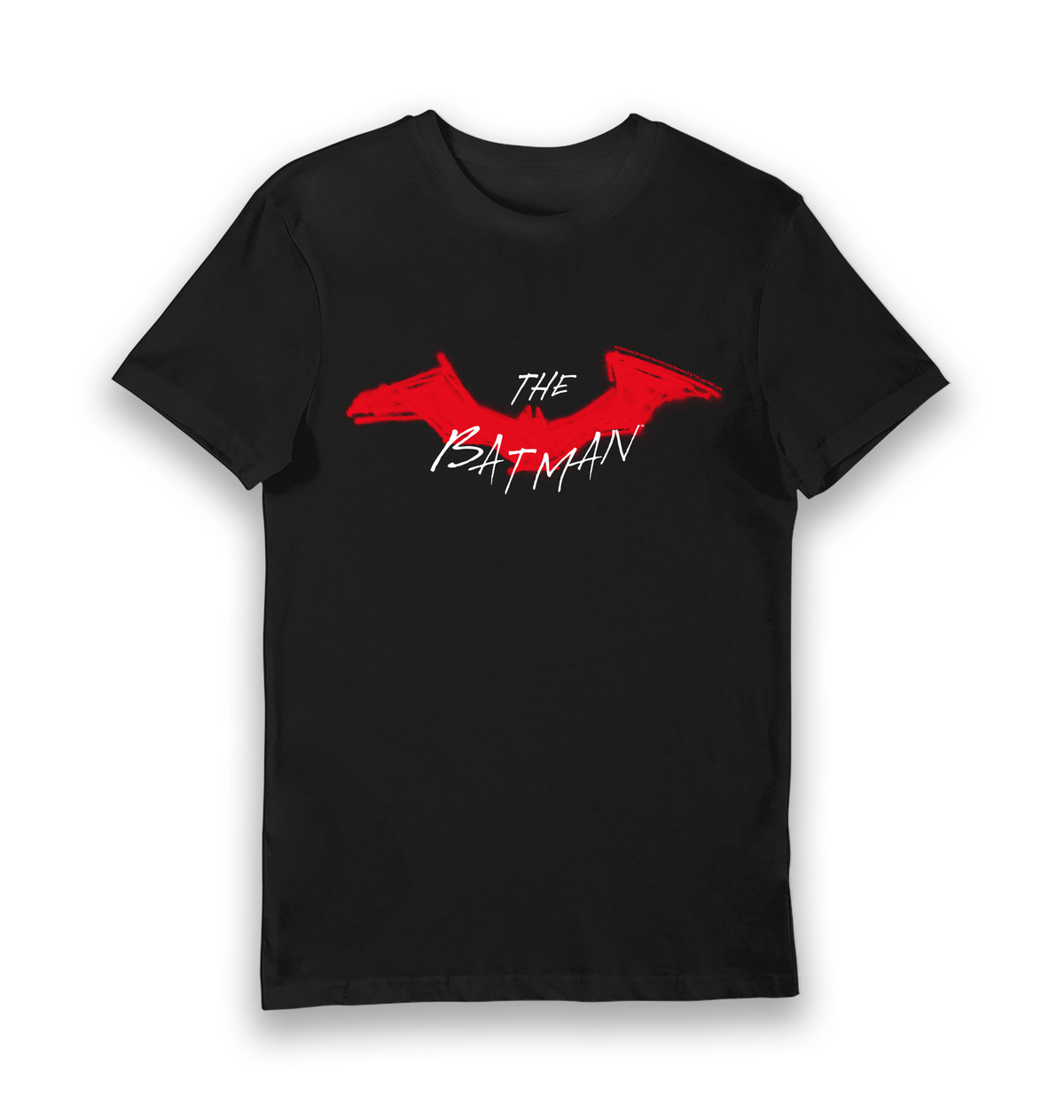 Black Printed T-shirt Front