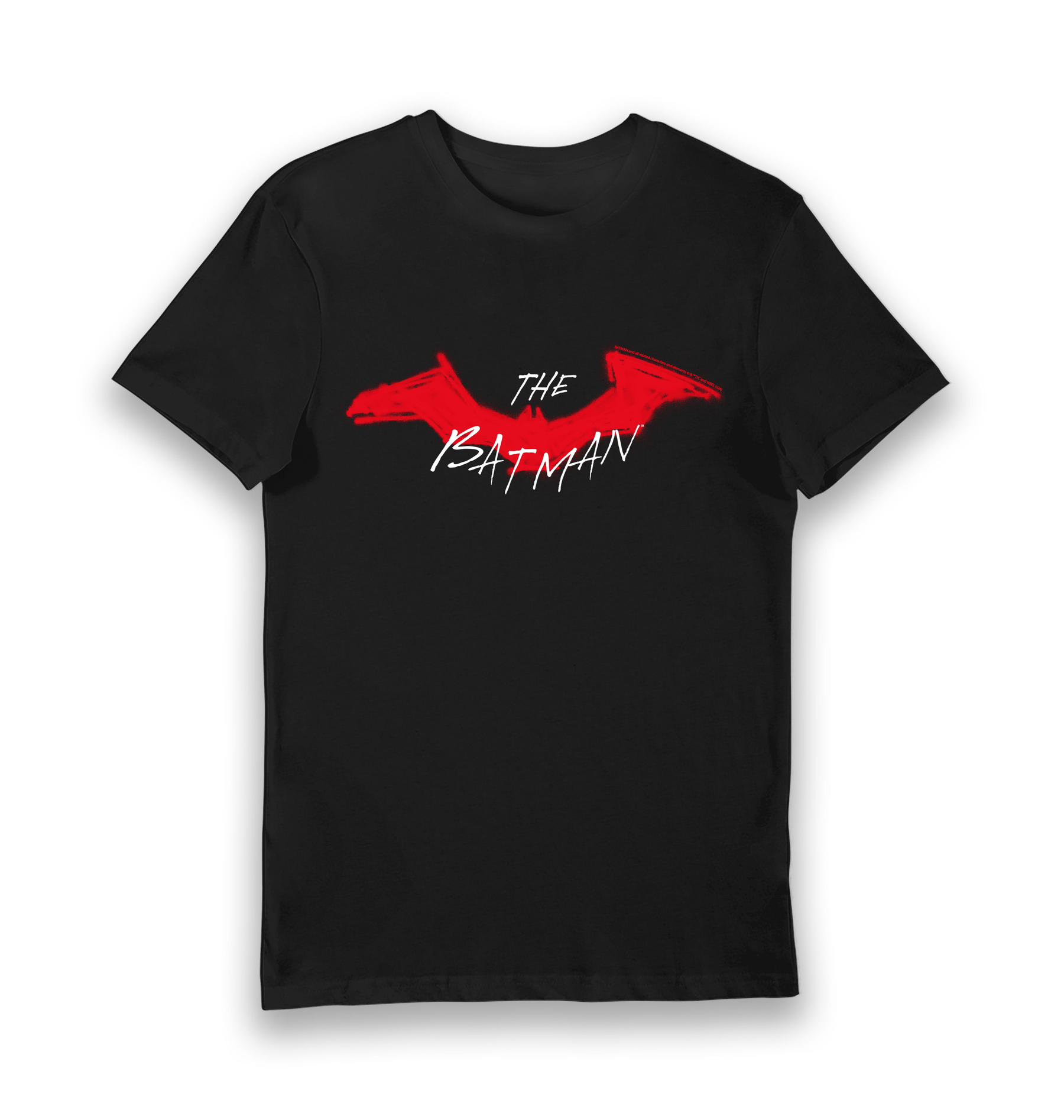 Black Printed T-shirt Front