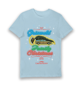 Light Blue Printed T-shirt Front