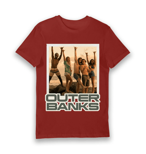 Brick Red Printed T-shirt Front
