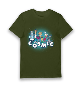Forest Green Printed T-shirt Front