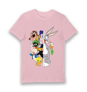 Pink Printed T-shirt Front