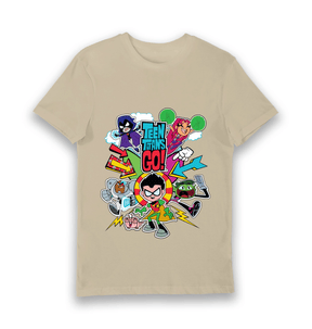 Sand Printed T-shirt Front