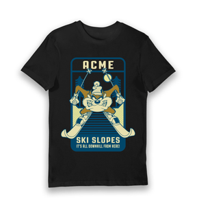 Black Printed T-shirt Front
