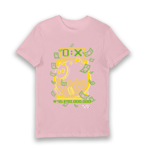 Pink Printed T-shirt Front