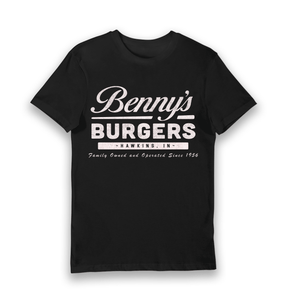 Black Printed T-shirt Front