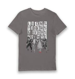 Charcoal Printed T-shirt Front