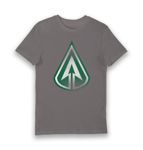 Charcoal Printed T-shirt Front