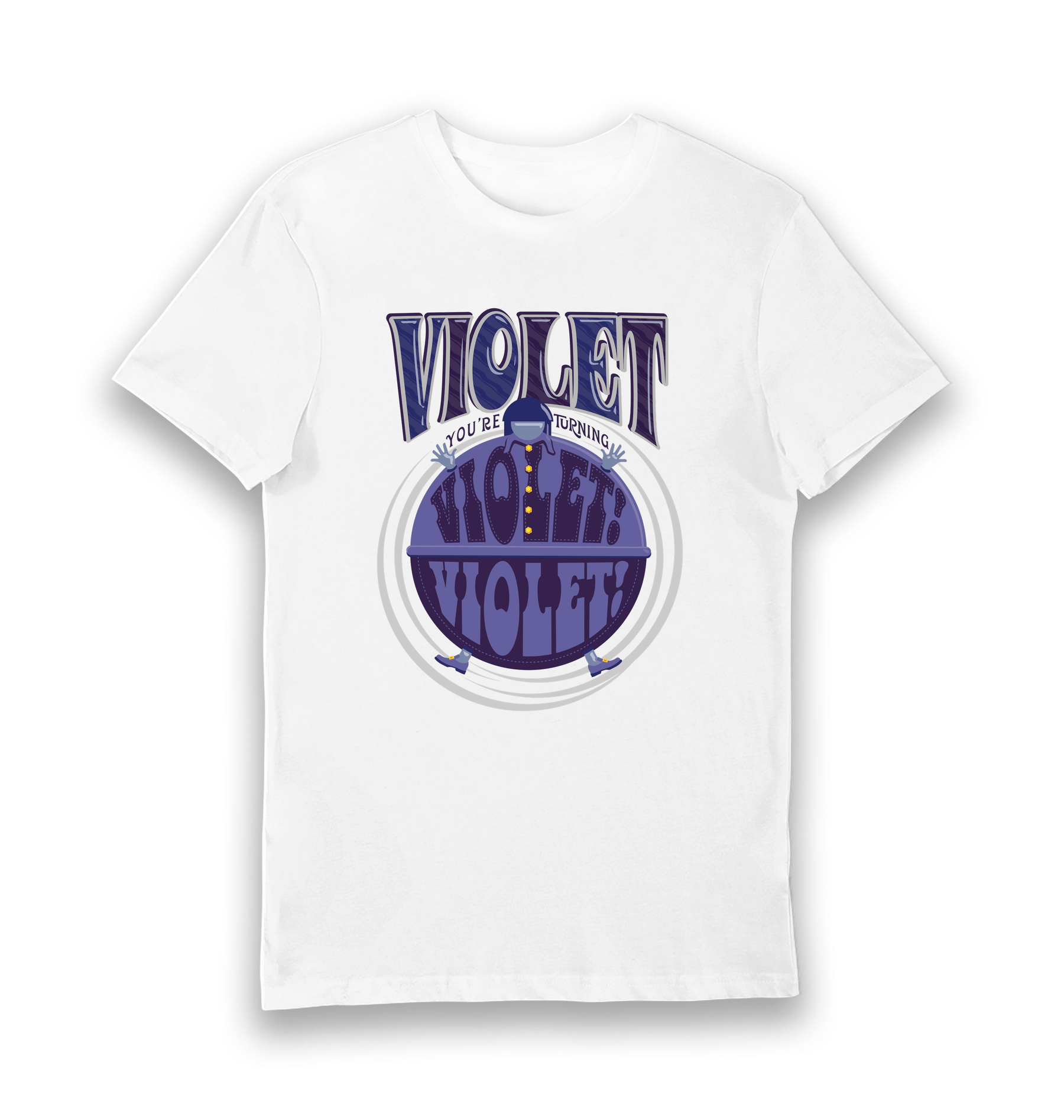 White Printed T-shirt Front
