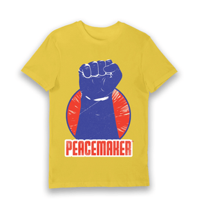 Yellow Printed T-shirt Front