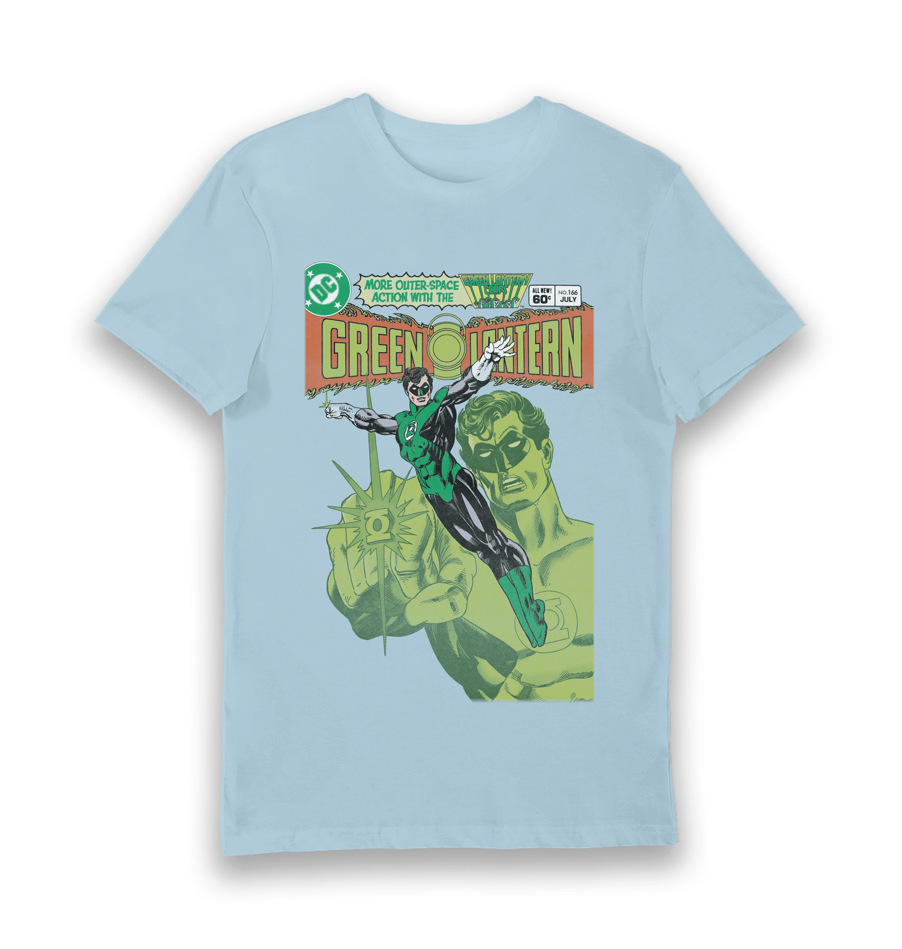 Light Blue Printed T-shirt Front