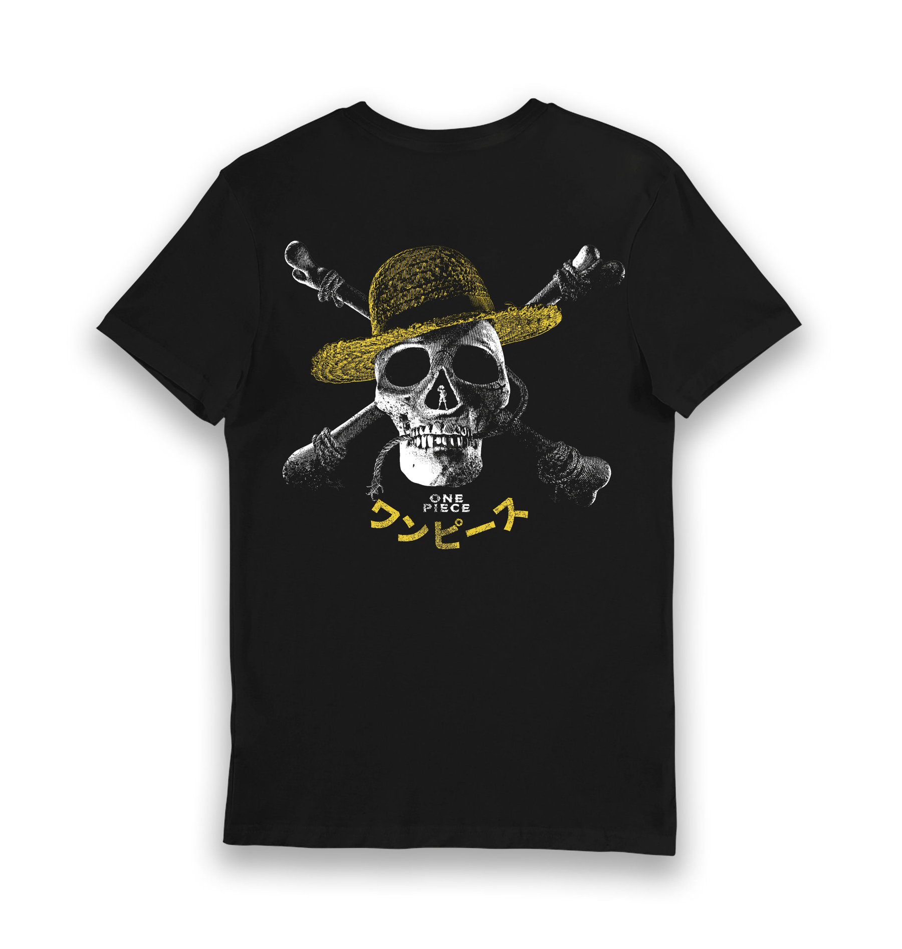 Black Printed T-shirt Back