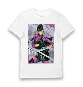 White Printed T-shirt Front