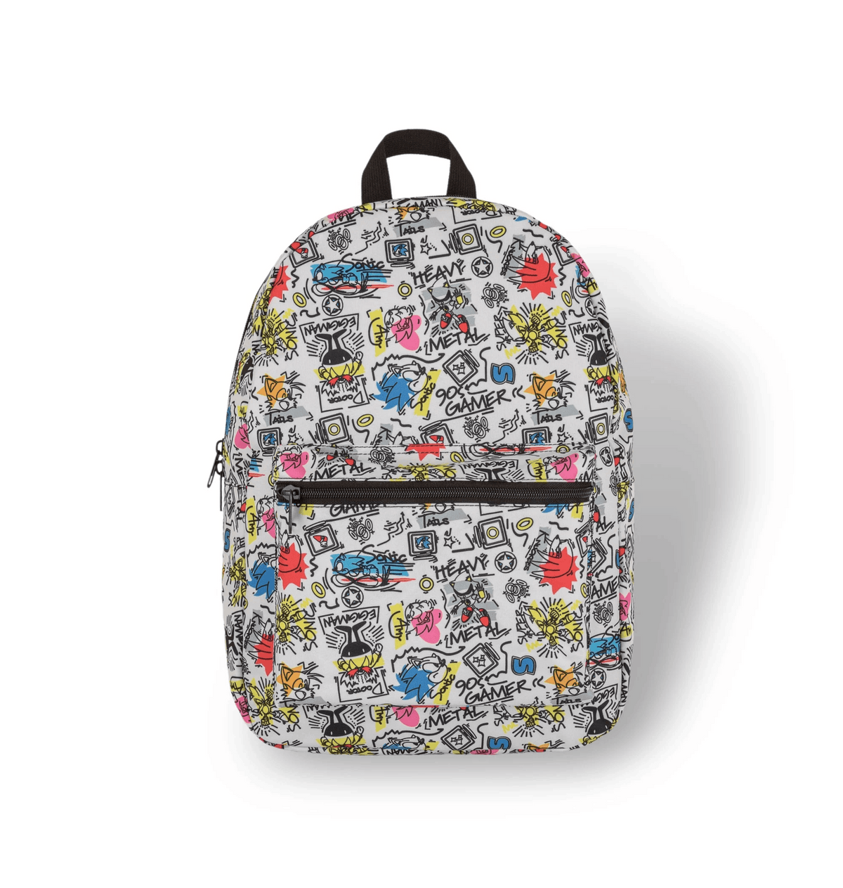 White Backpacks Front