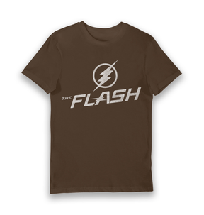 Brown Printed T-shirt Front