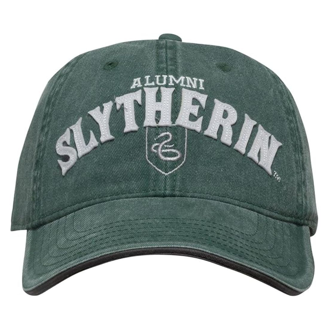 Bioworld Harry Potter Green Slytherin Alumni Adjustable Cap Official Merchandise, Great Gift for Teens or Adults
