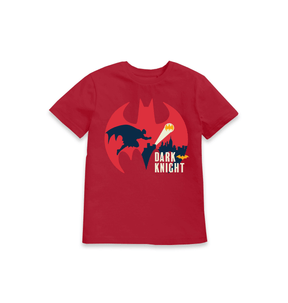 Red Printed Kids T-Shirt Front