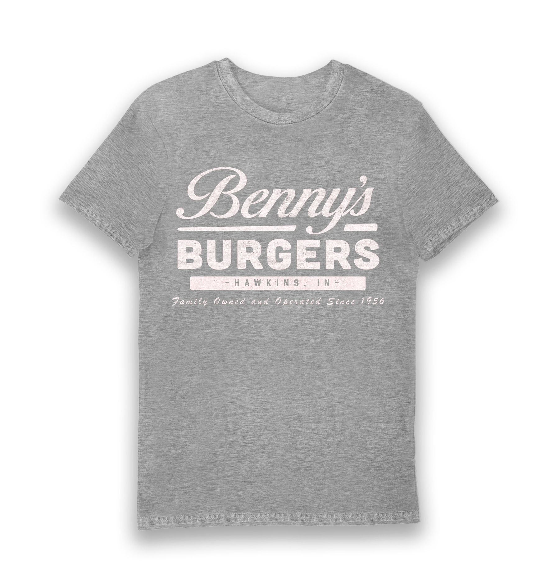 Sports Grey Printed T-shirt Front