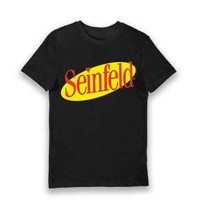 Black Printed T-shirt Front