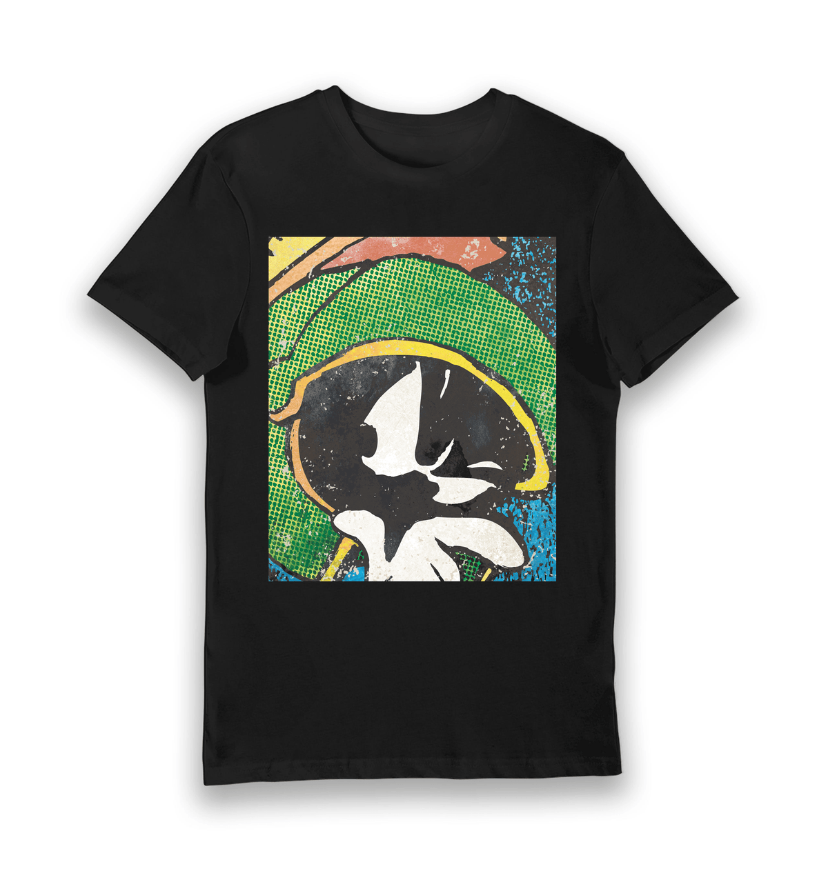 Black Printed T-shirt Front