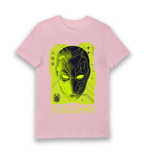 Pink Printed T-shirt Front