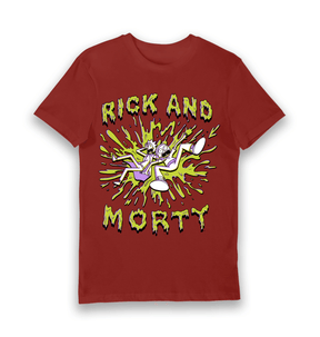 Brick Red Printed T-shirt Front