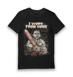 Black Printed T-shirt Front